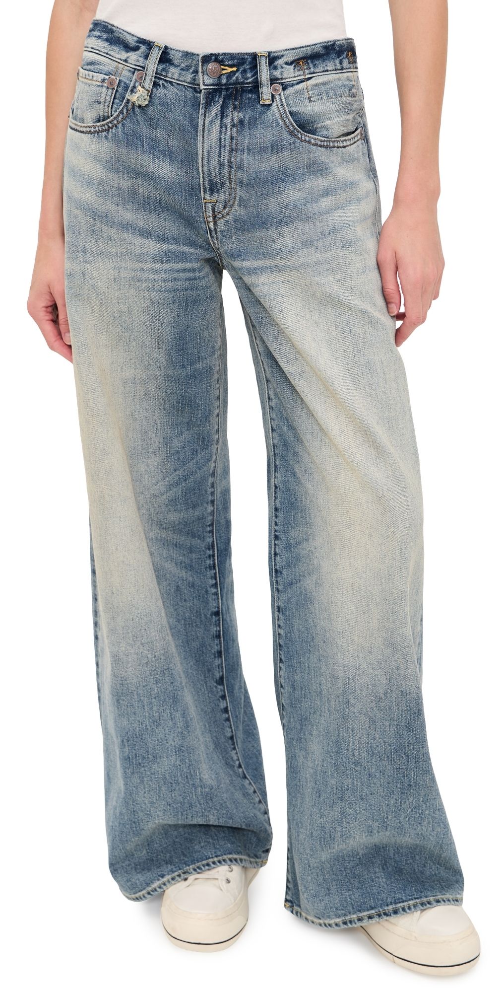 R13 D'Arcy Flare Jeans Rivington Blue 28