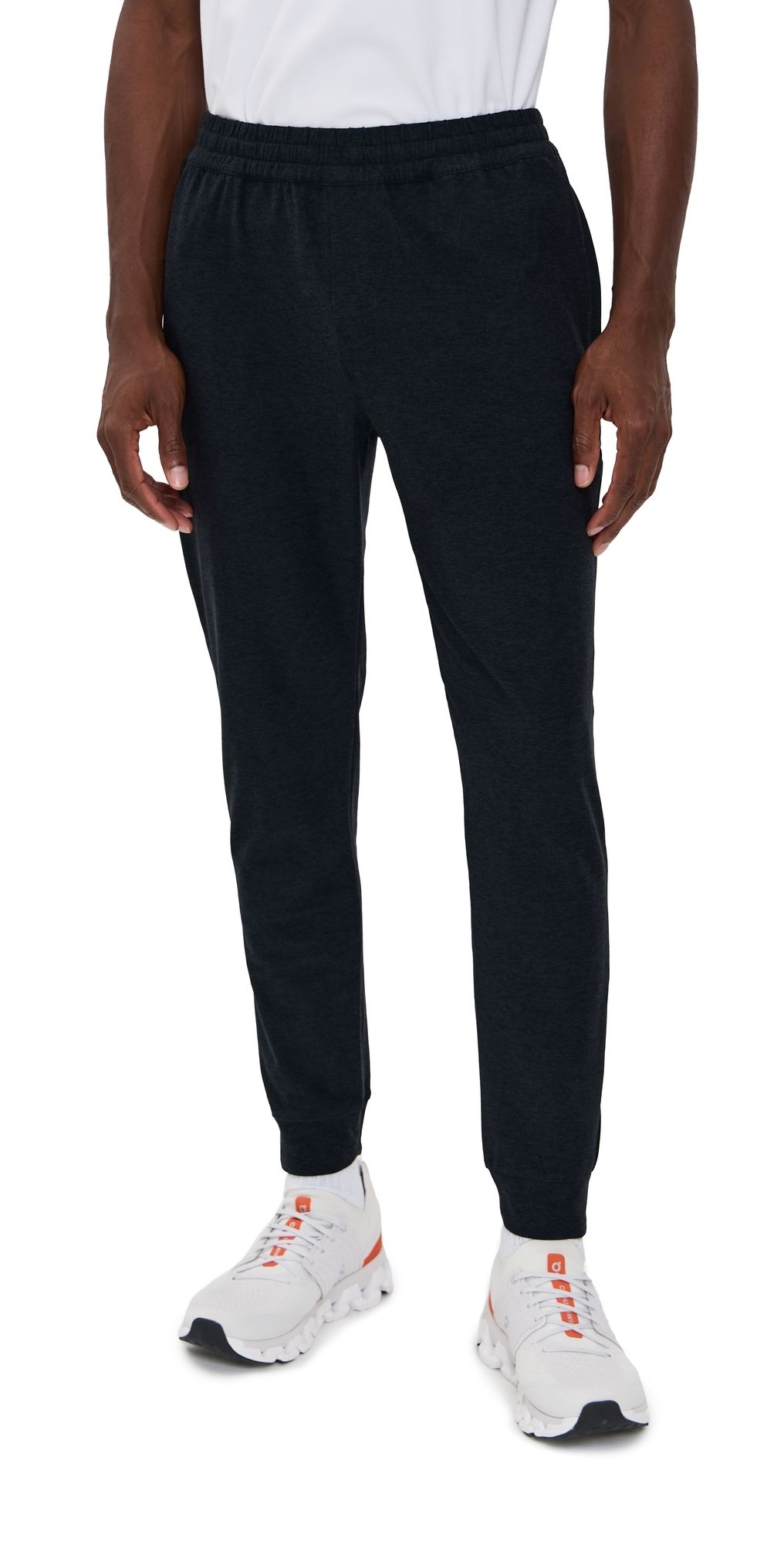 Beyond Yoga Spacedye Freefit Mens Zipper Pockets Joggers Darkest Night L