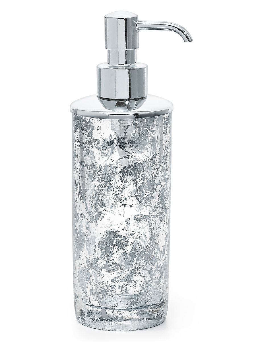 Lydia Silver Pump Dispenser - Silver