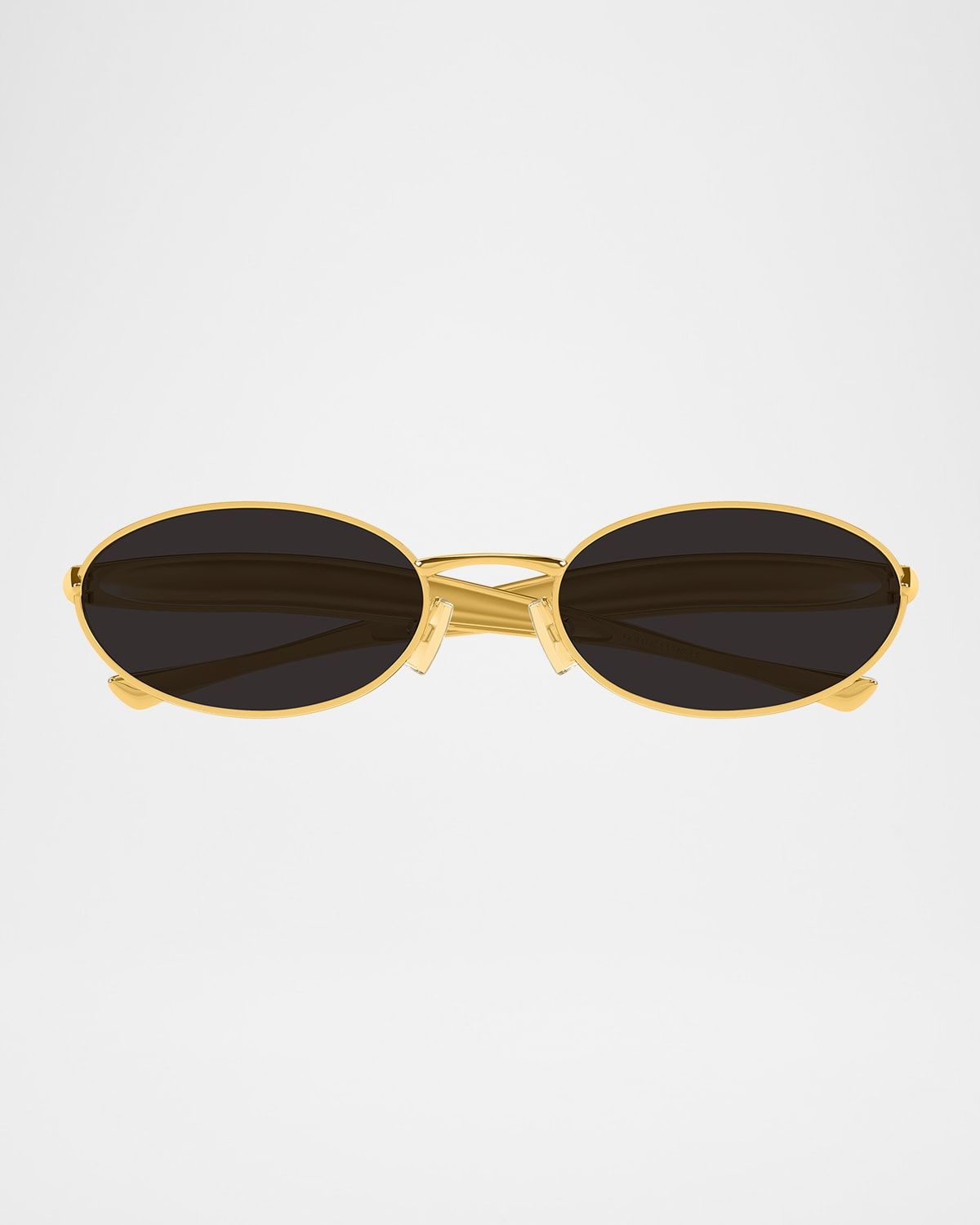 Sardine Logo Engraved Metal Sunglasses