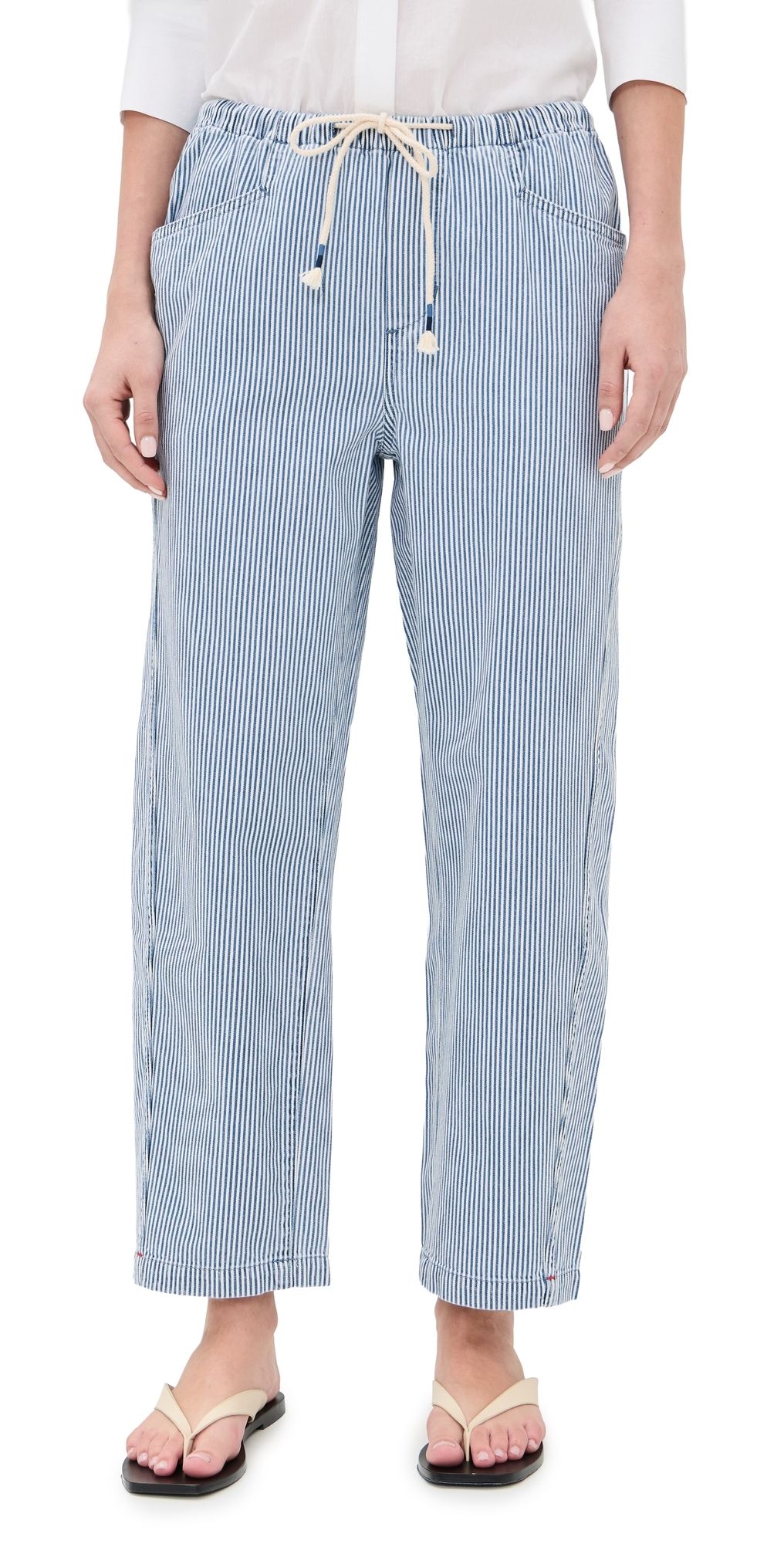 XIRENA Baxter Pants Blue Railroad L