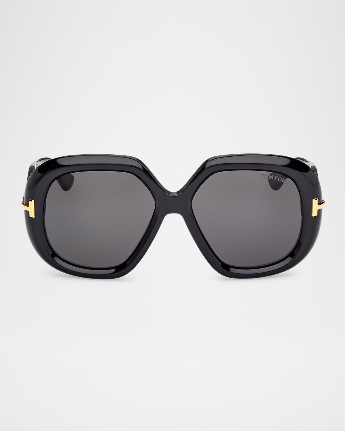 Icon Acetate Geometric Sunglasses