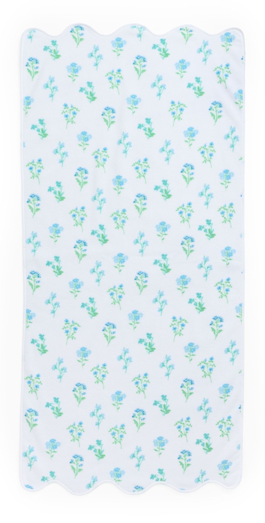 Weezie Floral Scallop Bath Towel Frances One Size