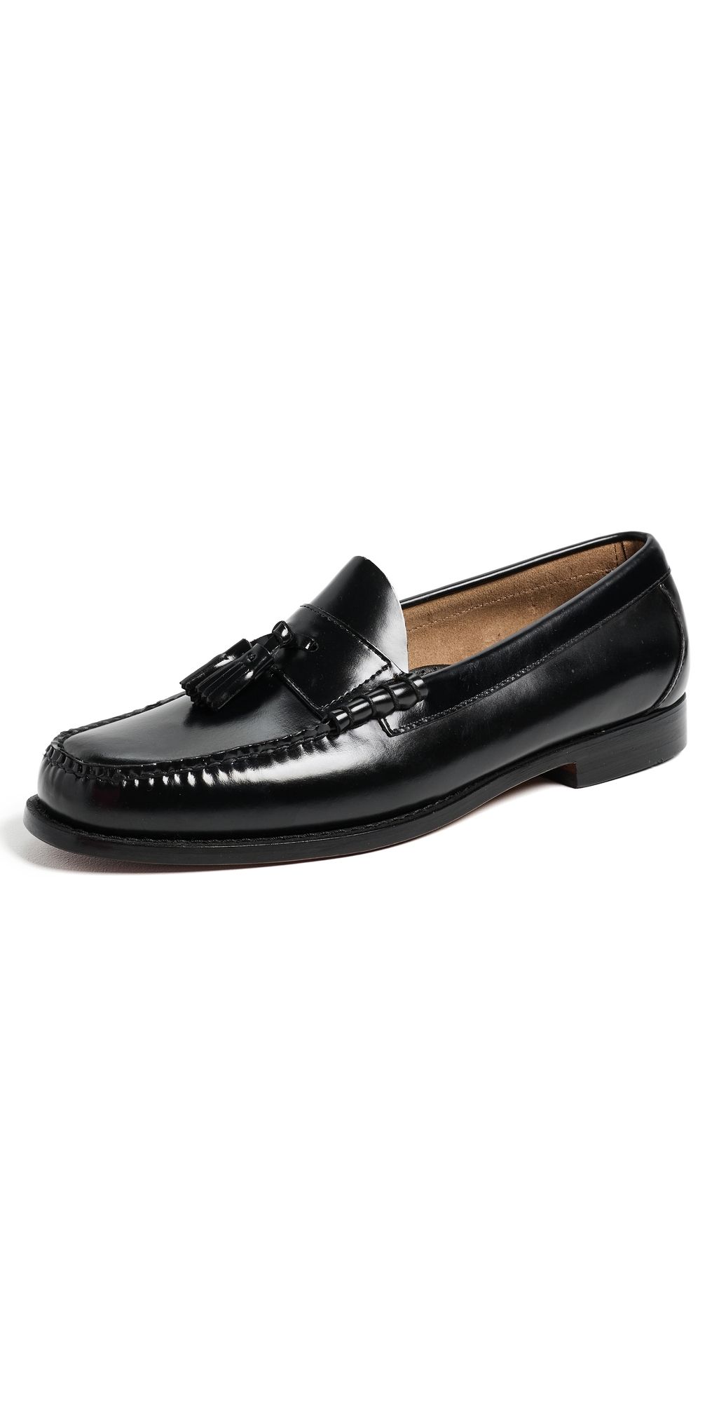 G. H. Bass Lennox Tassle Weejuns Loafers BLACK LEATHER BOX 11.5