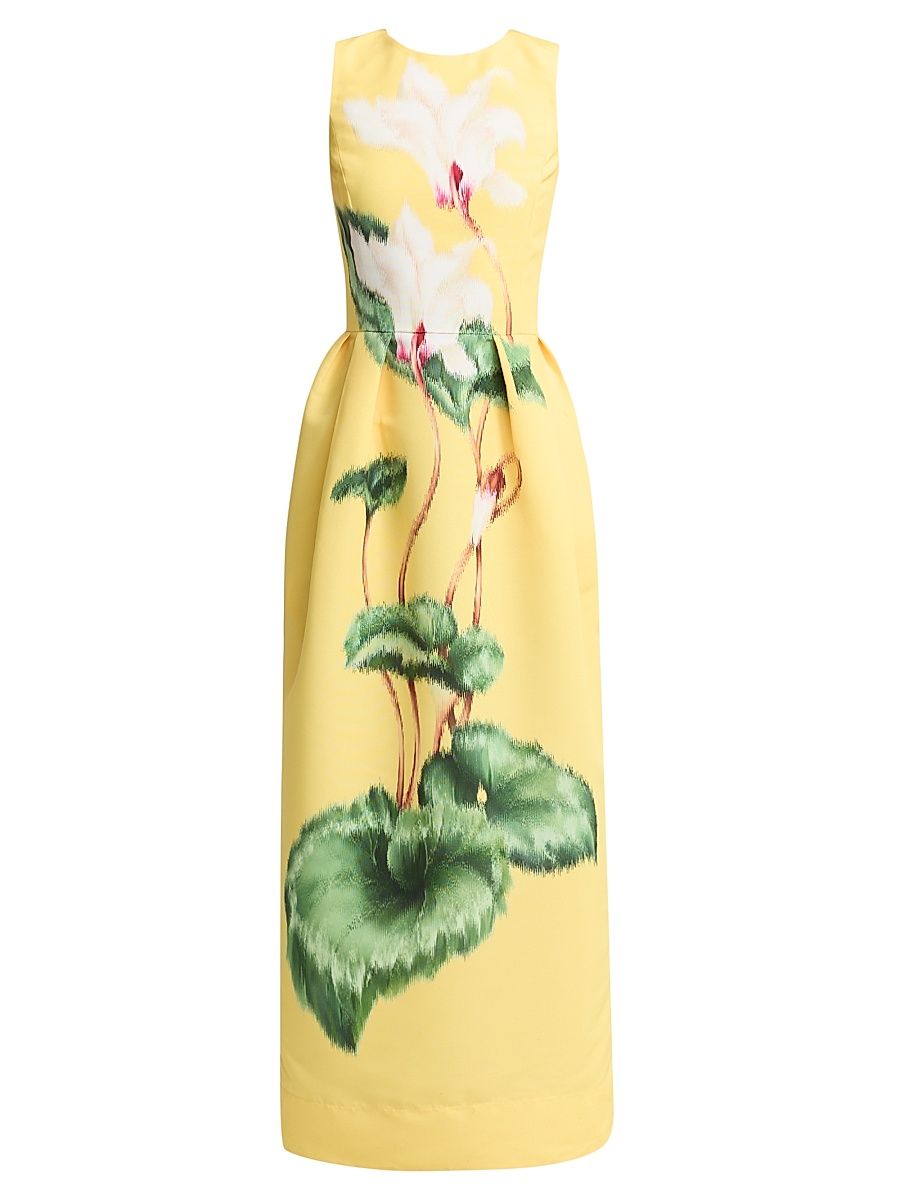 Women's Cyclamen Faille Cocktail Dress - White Butter - Size 14