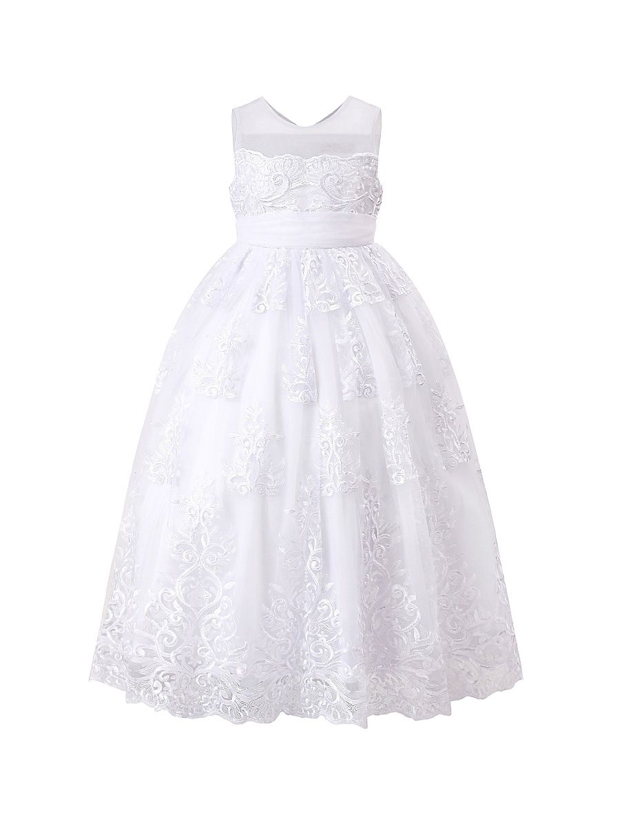 Little Girl's & Girl's Auresta Dress - White - Size 11