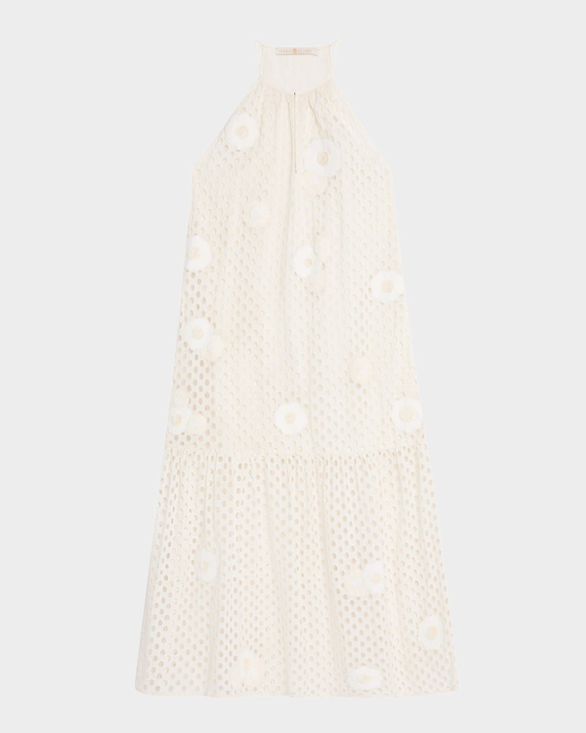 Adley Eyelet-Embroidered Cotton Maxi Dress