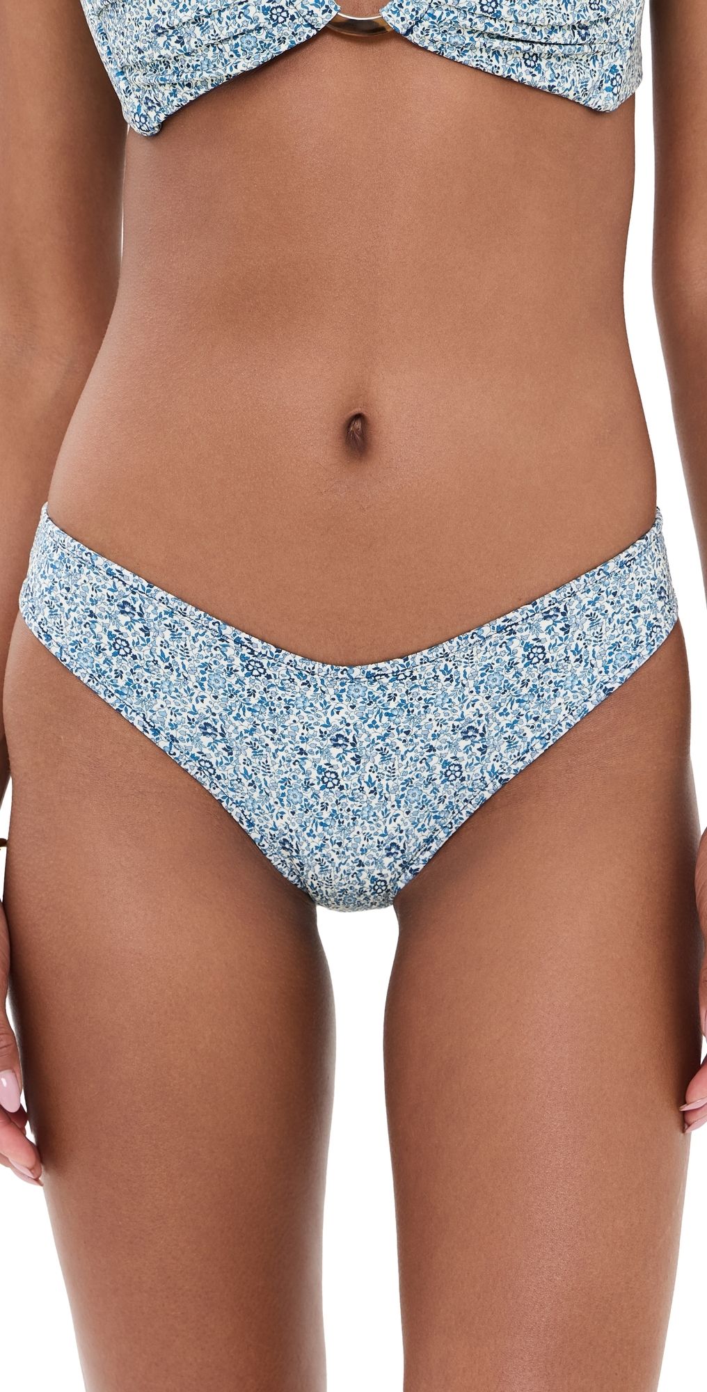 Montce Lulu Bikini Bottoms Blue Petite Fleur S