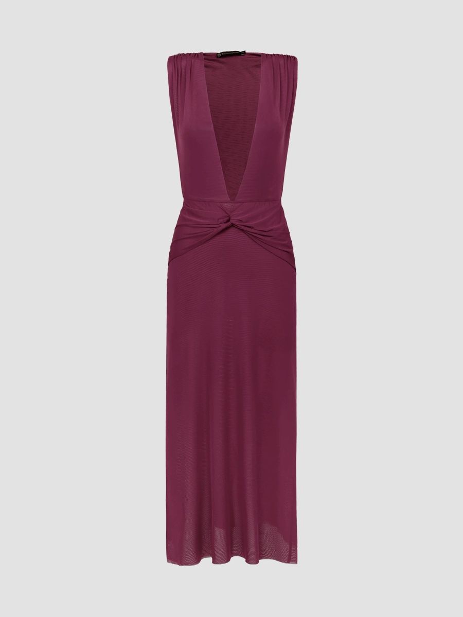 ViX by Paula Hermanny Women's Cindy Long Cover-Up Dress - Purple - Size XS