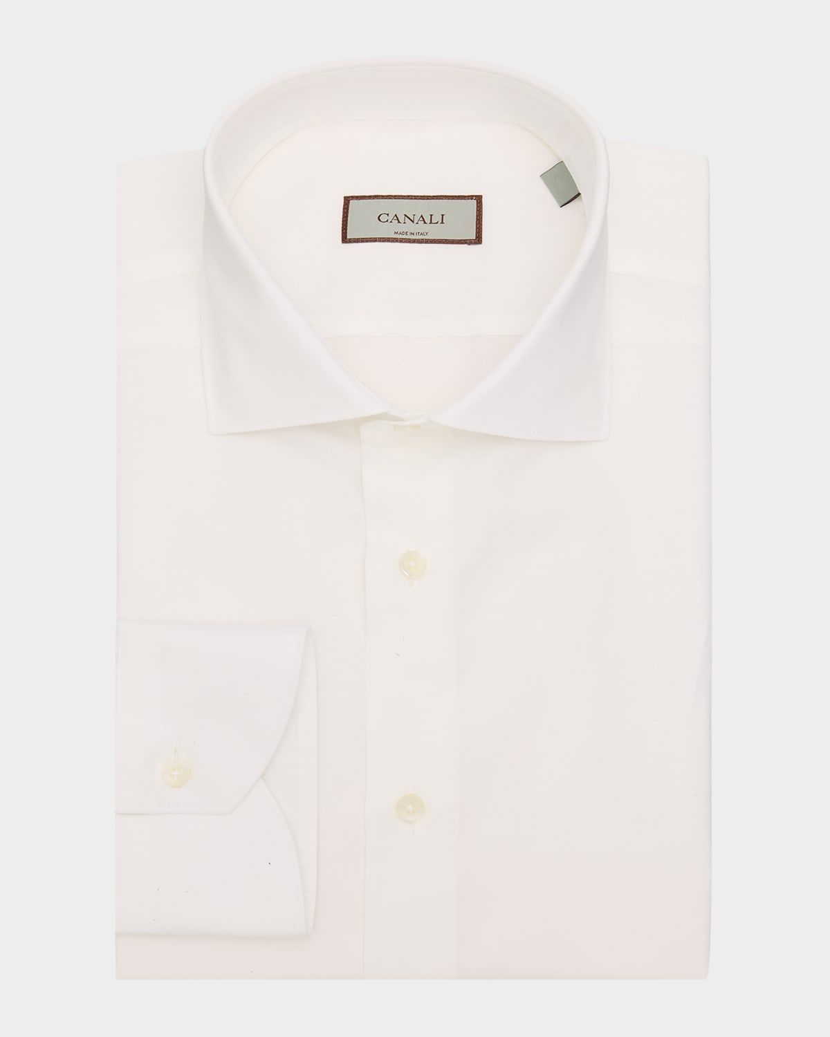 Men & apos;s Cotton and Linen Solid Dress Shirt