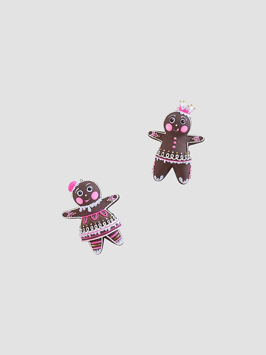 Patisserie The Gingers, Dippsy & Dough 2-Piece Ornament Set