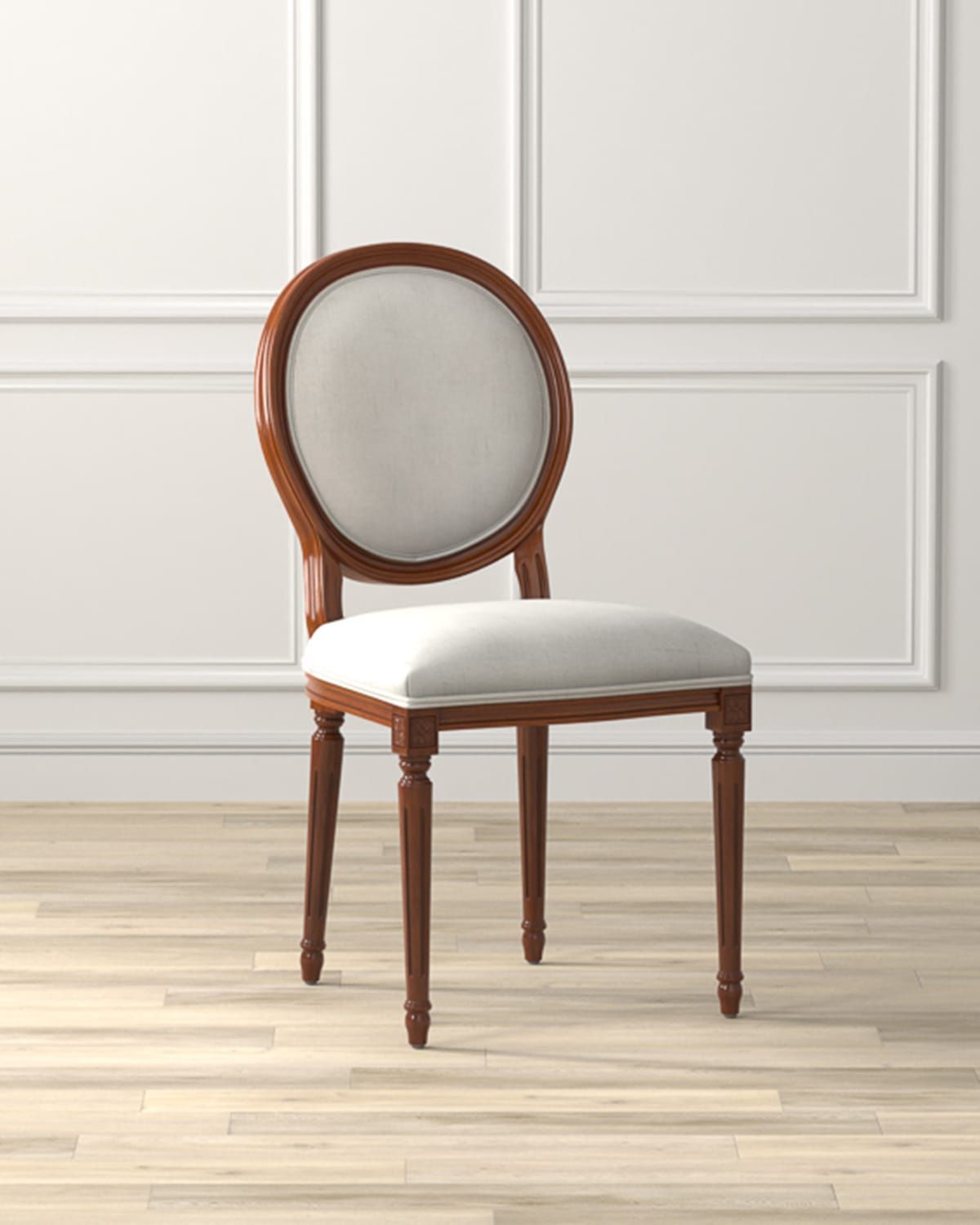 Hugo Oval Side Dining Chairs, Set of 2