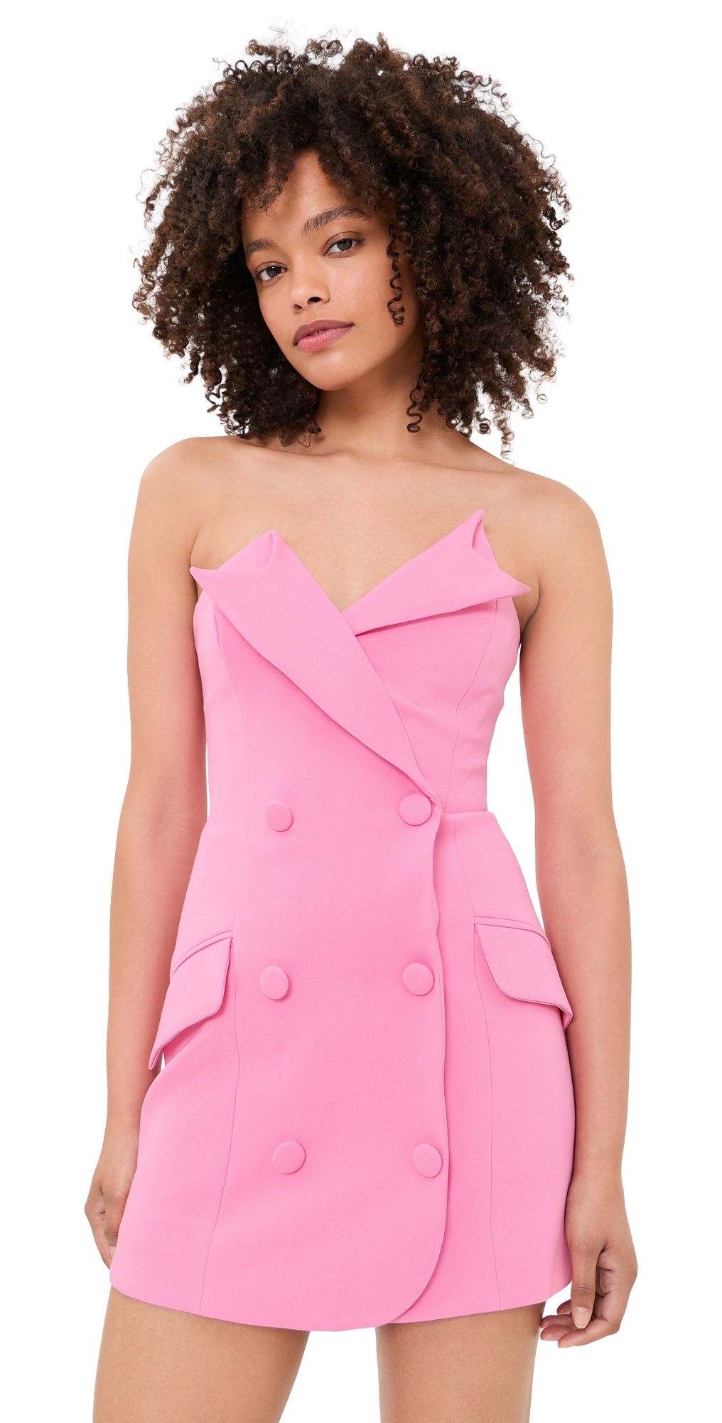 BARDOT Arvess Strapless Mini Dress Candy Pink 10