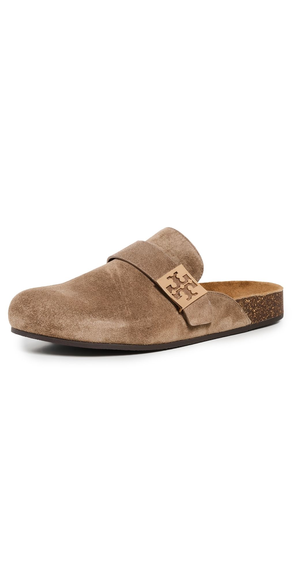 Tory Burch Mellow Mules River Rock/Gold 5