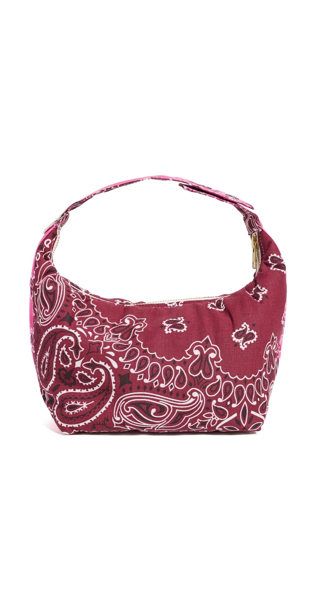 Call It By Your Name Mini Berlingot Bag Bordeaux/Fuchsia One Size