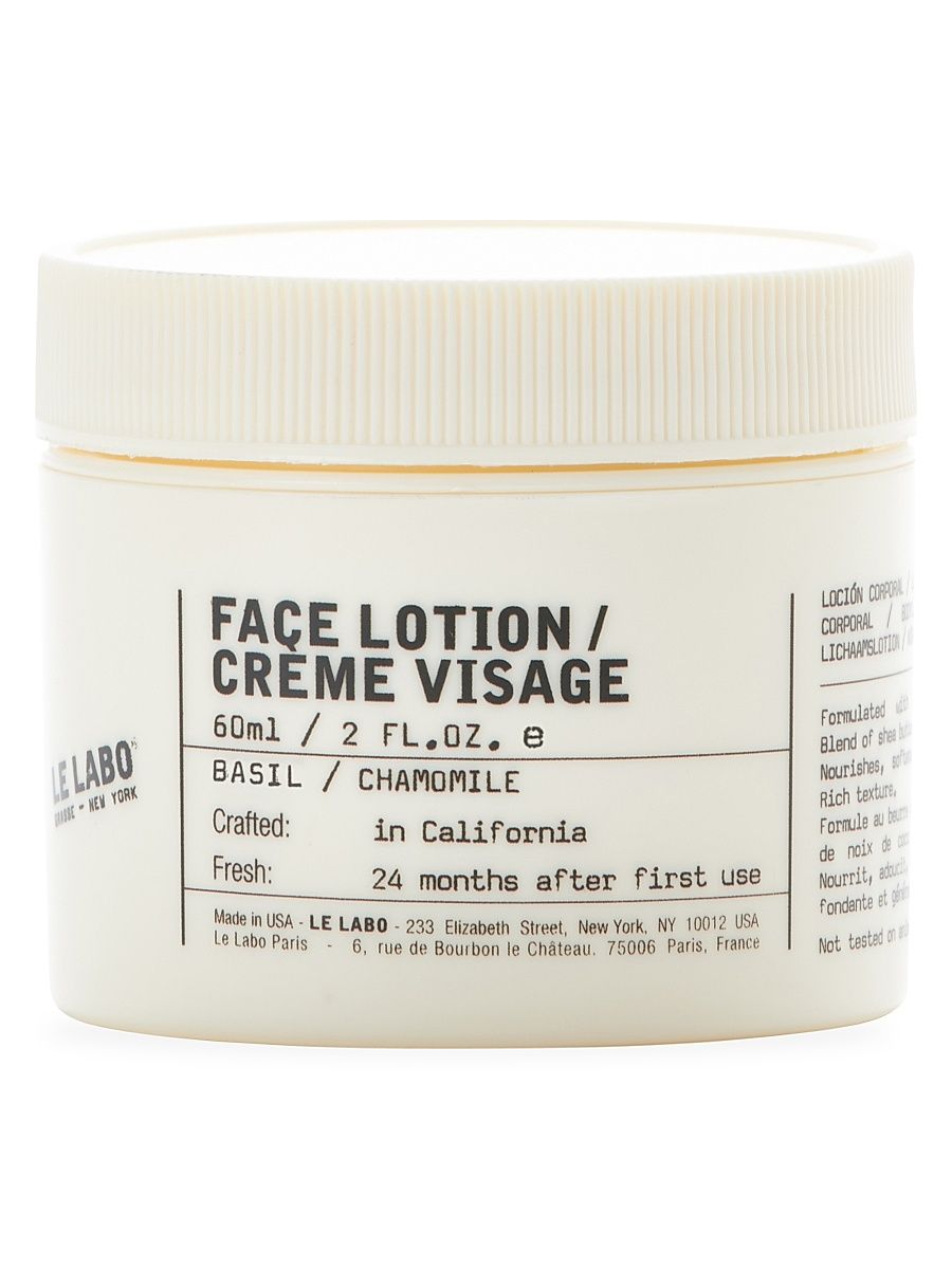Women's Face Lotion Basil