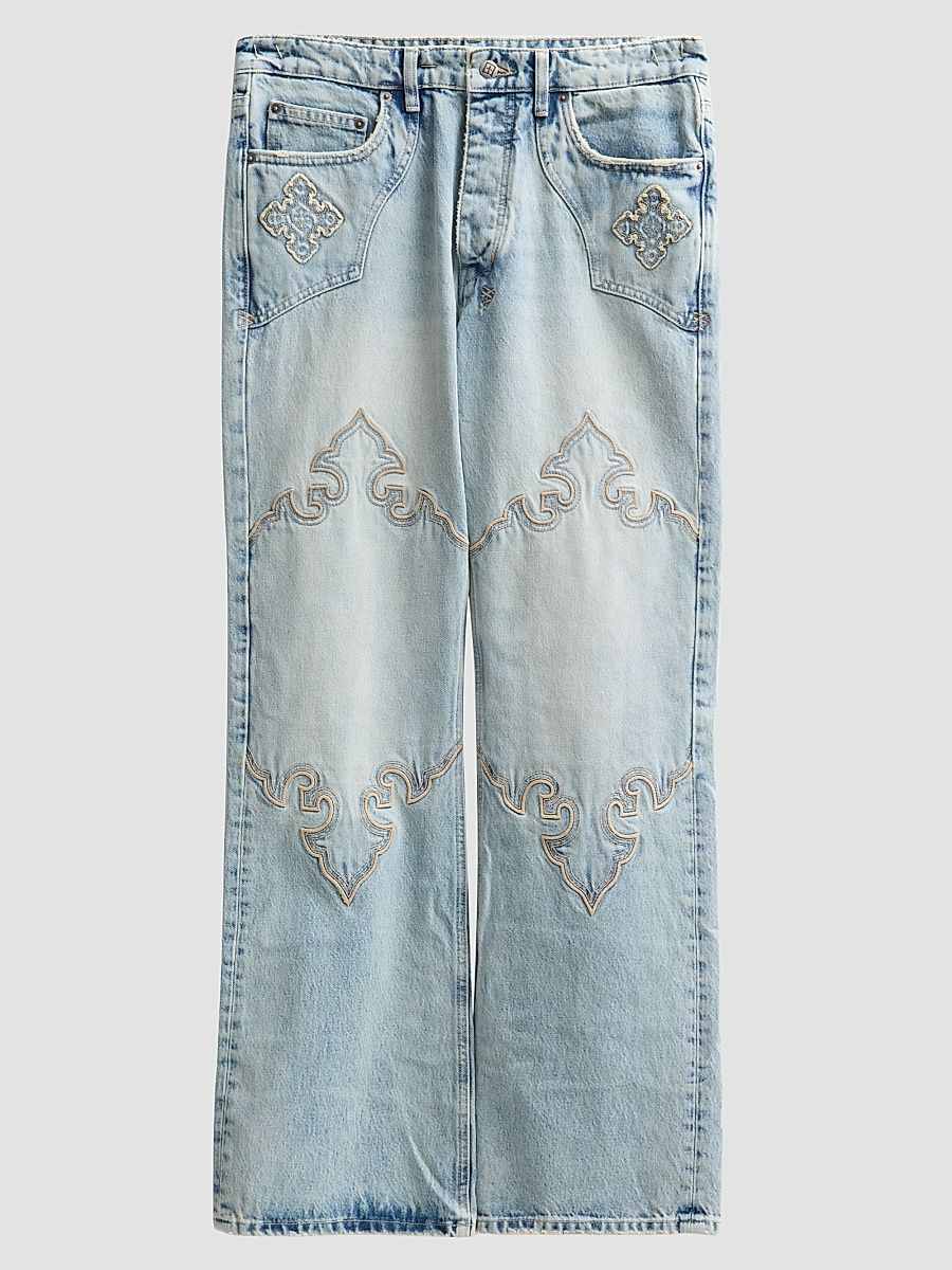 Men's Toro Krystal Blue Bootcut Jeans - Denim - Size 40