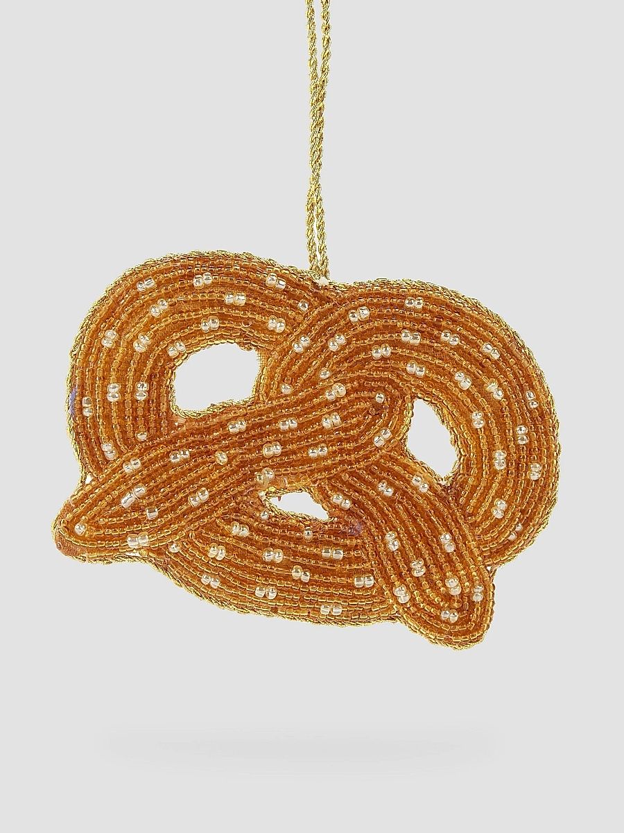 Beaded Pretzel Ornament