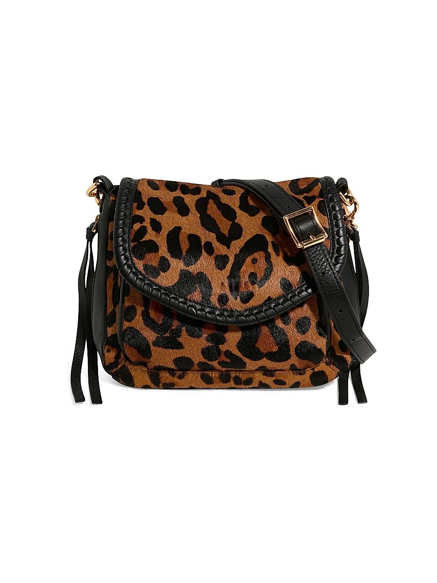 Women's All For Love Leather Mini Crossbody Bag - Wildcat Haircalf