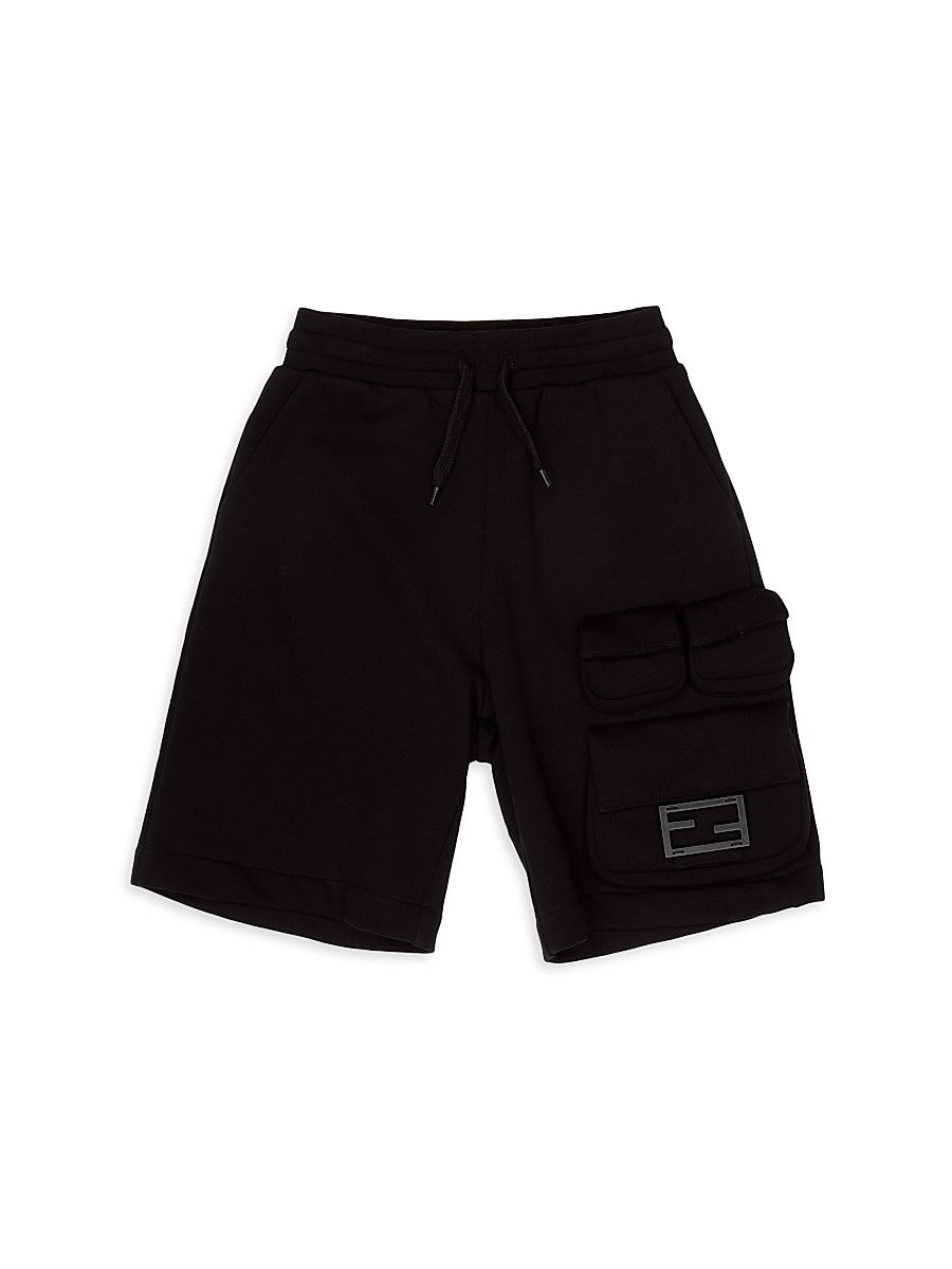 Little Boy's & Boy's Baguette Sweat Shorts - Black - Size 8