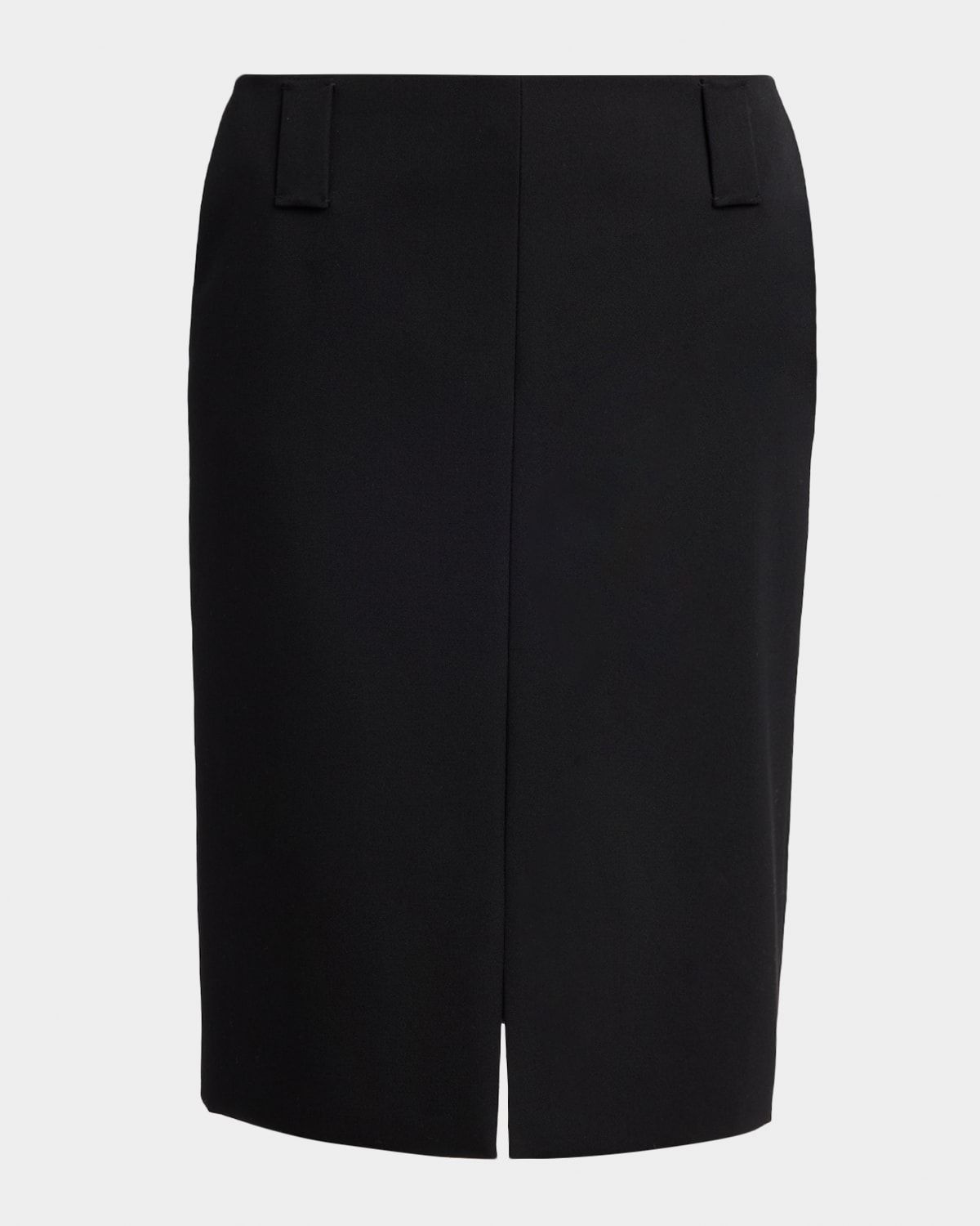 Heavyweight Virgin Wool Pencil Skirt