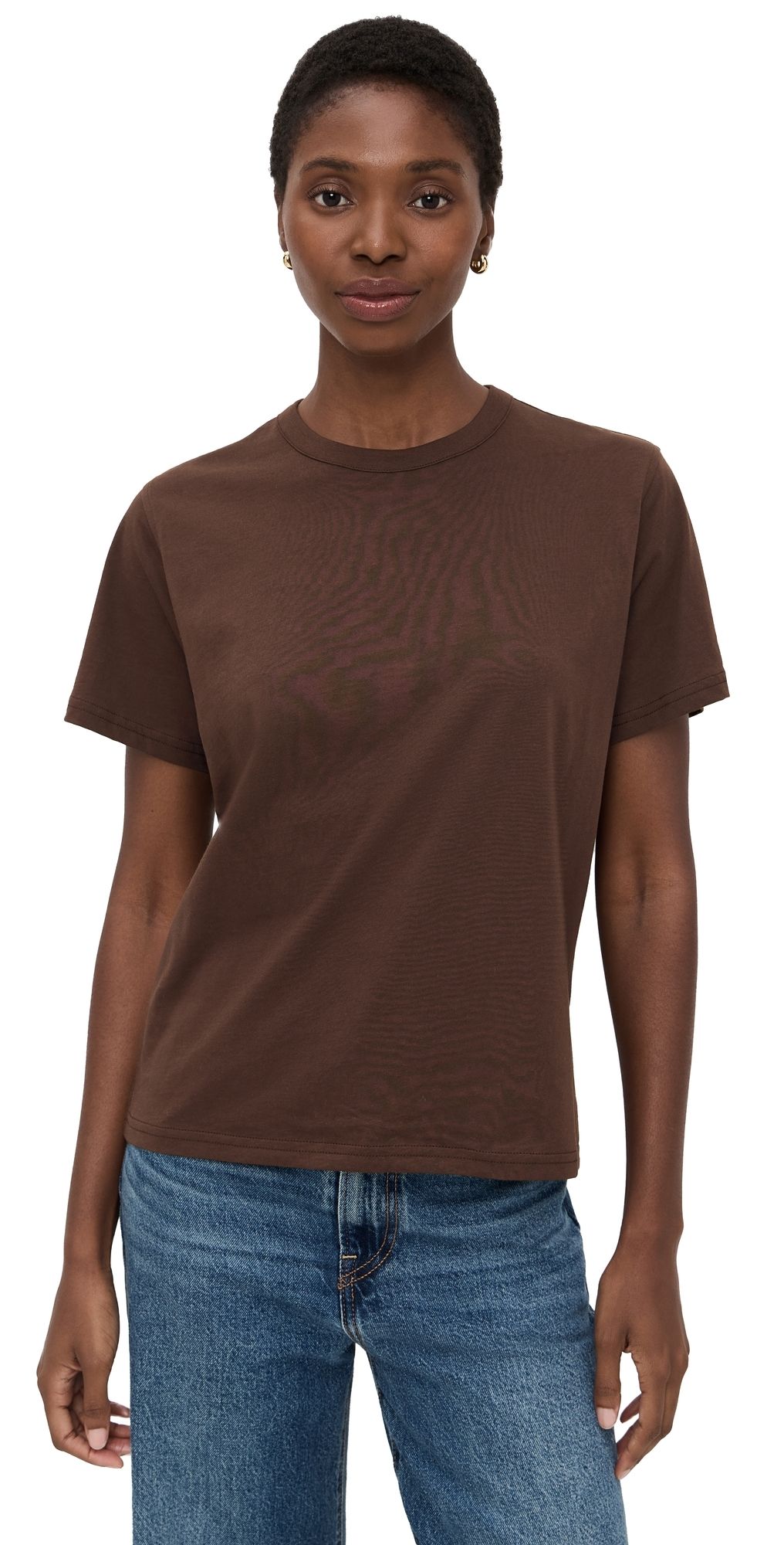 Sold Out NYC The Iconically Soft Perfect Tee in Chocolate Chocolate XS