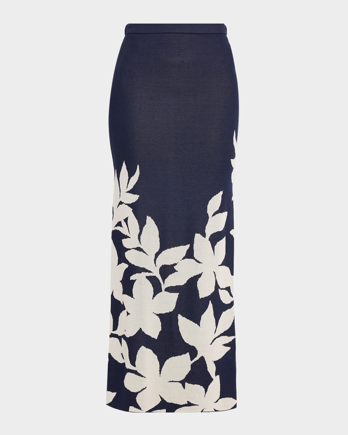 Shae Fitted Floral Maxi Skirt
