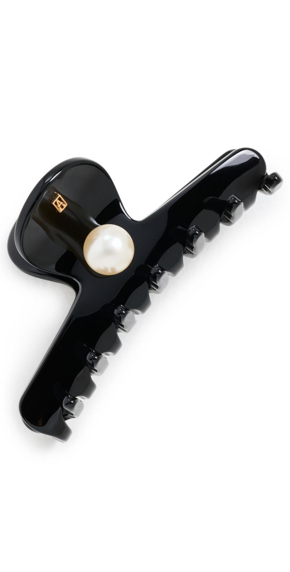 Alexandre de Paris Swarovski Pearl Clip Black One Size