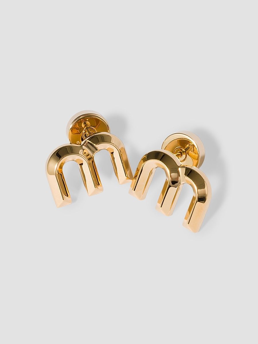 Women's Metal Earrings - Gold