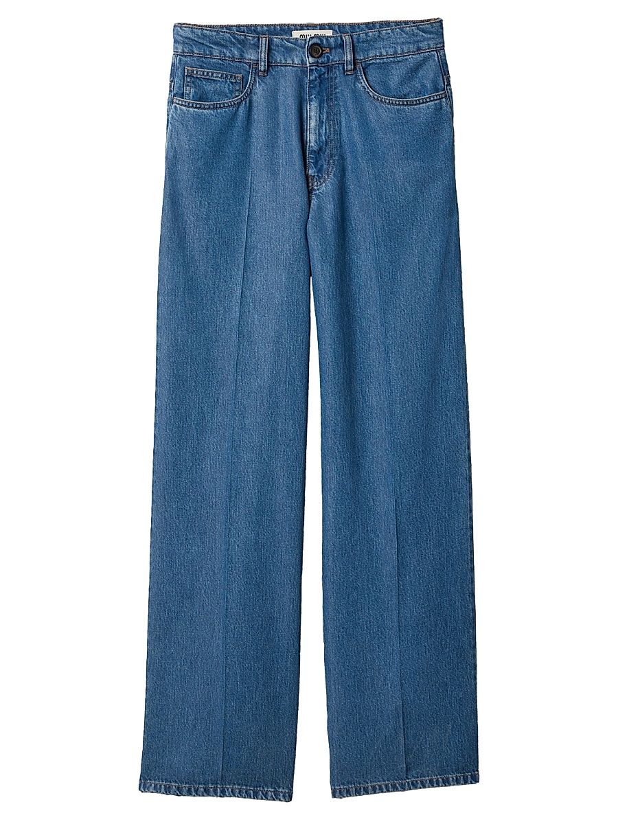Women's Five-pocket Denim Jeans - Blue - Size 26