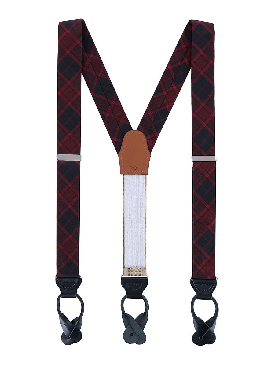 Men's Holiday Kincade Brace Suspenders - Red