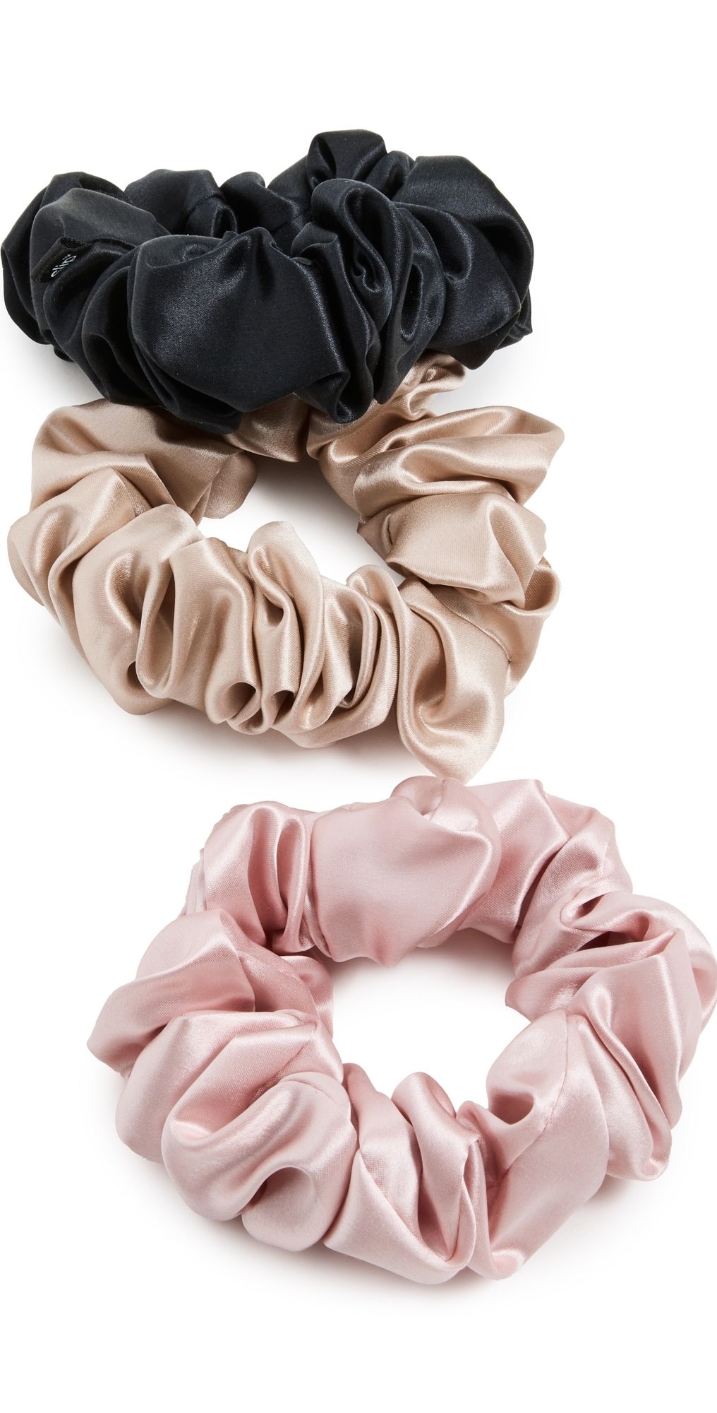Slip Large Silk Scrunchie Set of 3 Multi One Size