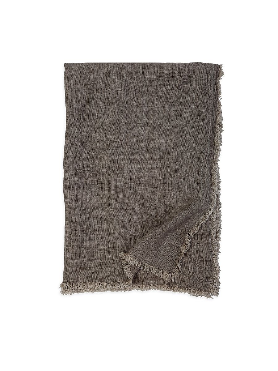 Laurel Oversized Throw Blanket - Pebble