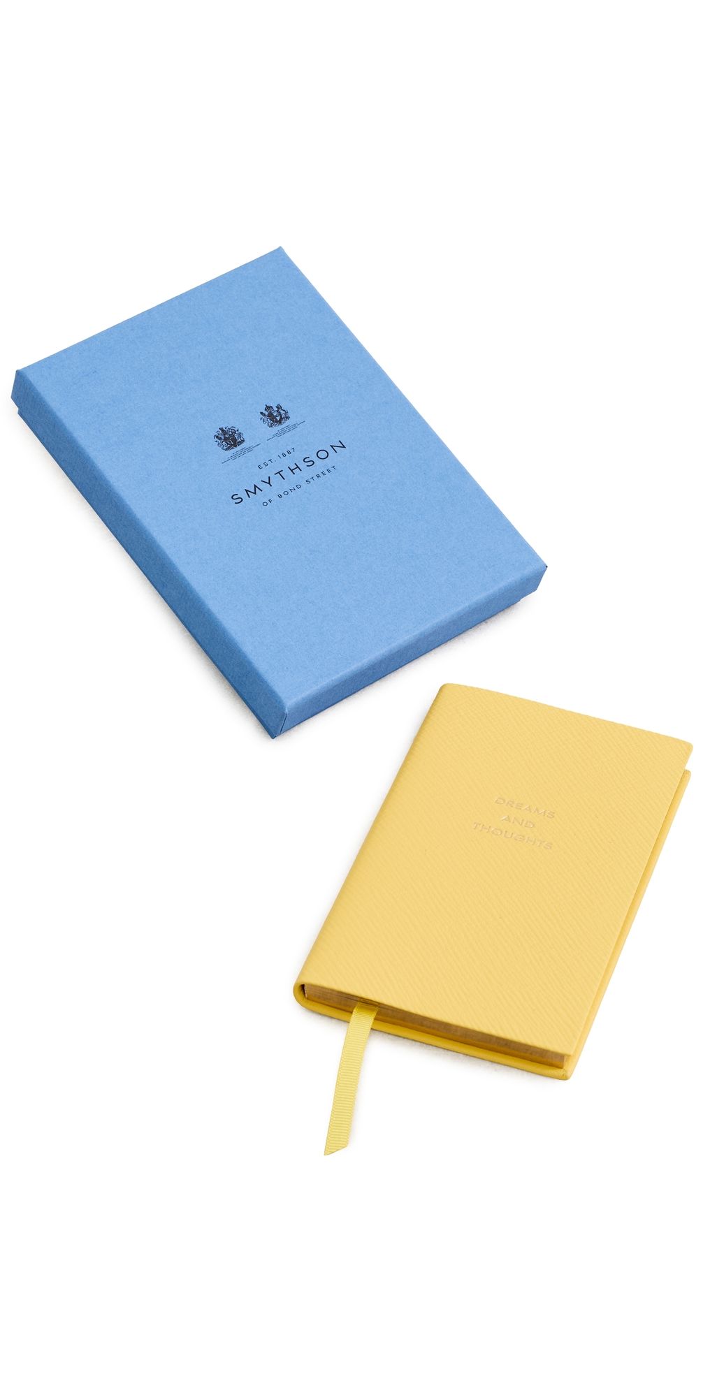 Smythson Dreams and Thoughts Notebook Lemon One Size