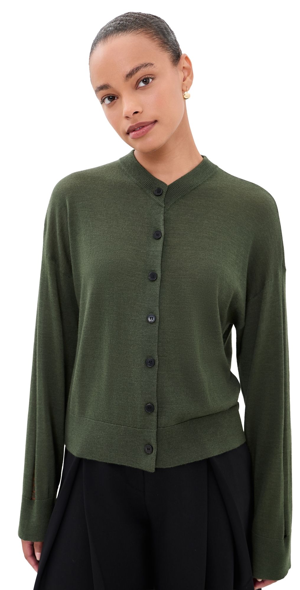 IRO Iconia Cardigan Pine Green L
