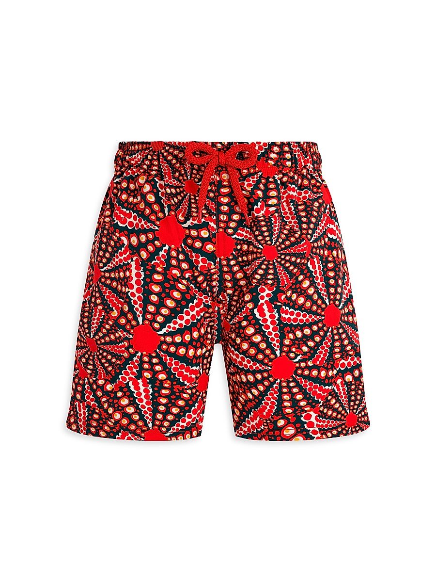 Little Boy's & Boy's Oursinades Swim Shorts - Red - Size 14