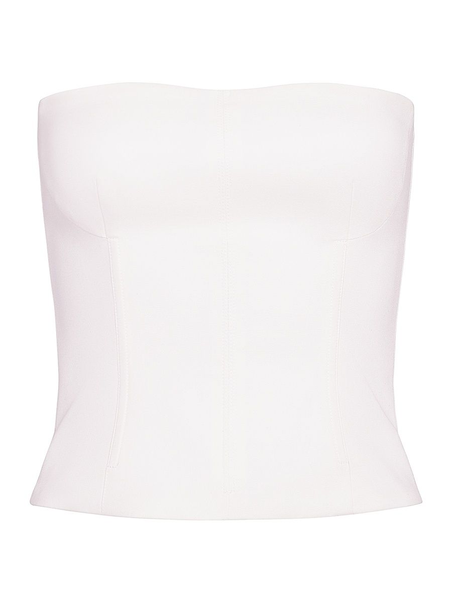 Women's Jillian Bustier Top - Ivory - Size 12