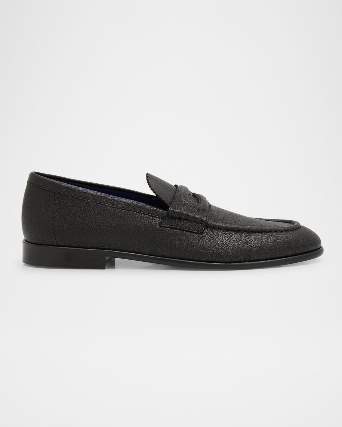 Men & apos;s Pearl Leather B-Logo Penny Loafers