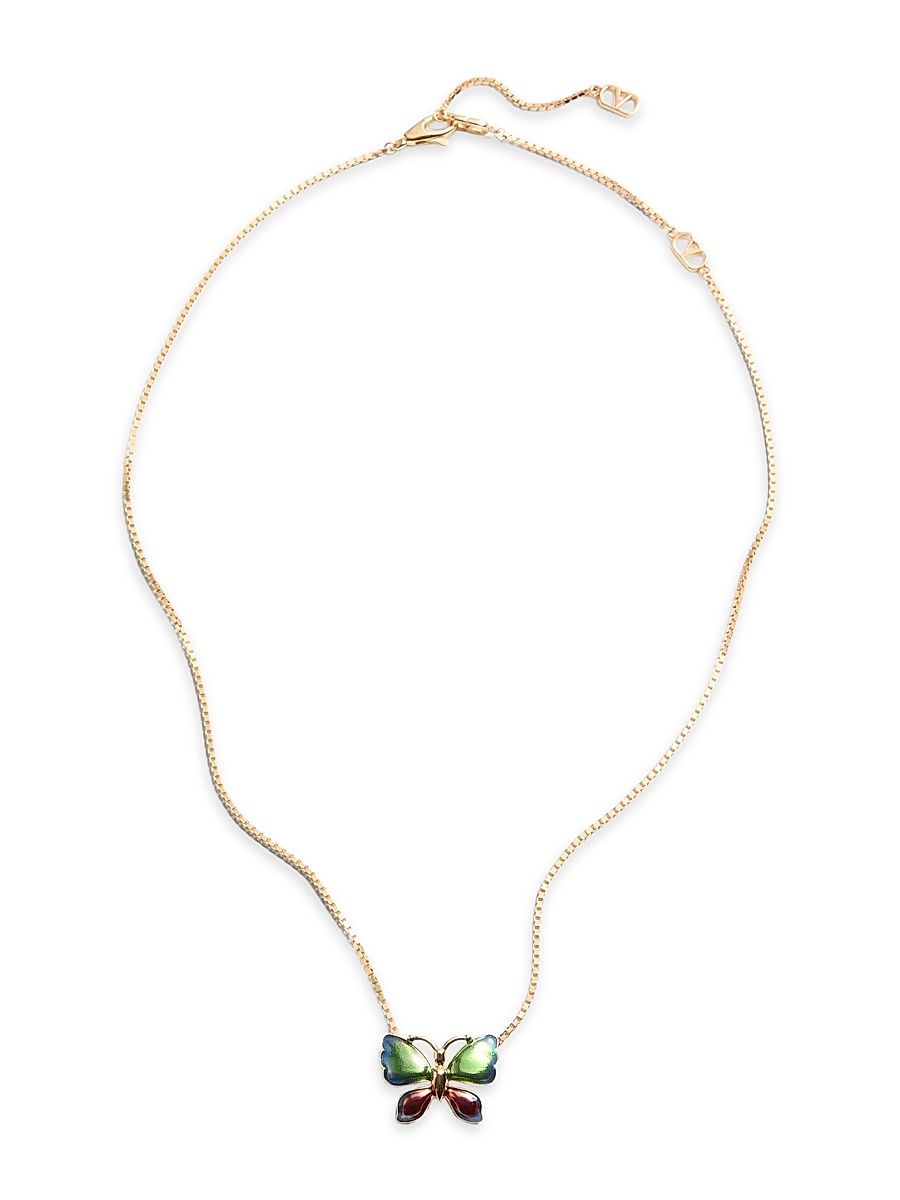 Women's Vouloirvoler Necklace in Metal and Enamel - Multicolored