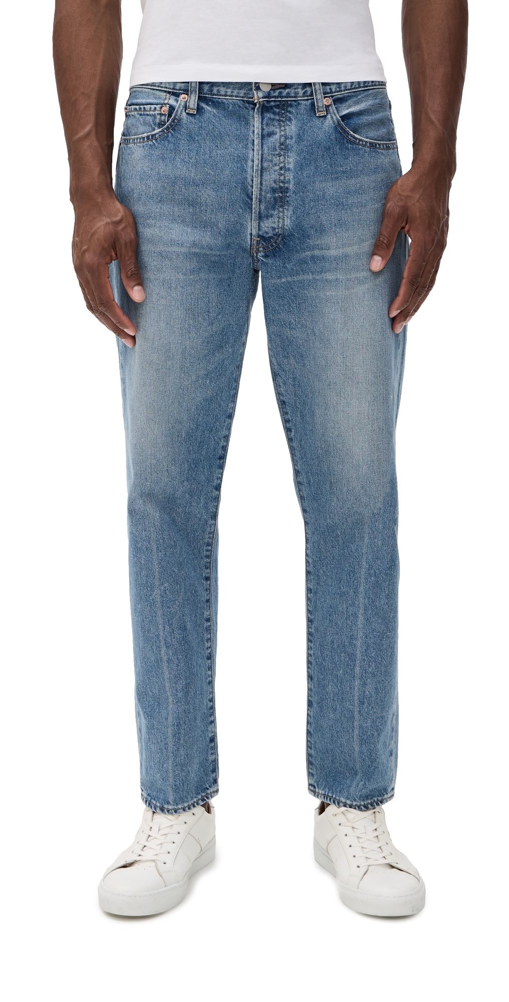 Aaron Levine 60s Straight Denim Jeans Vintage Indigo 36