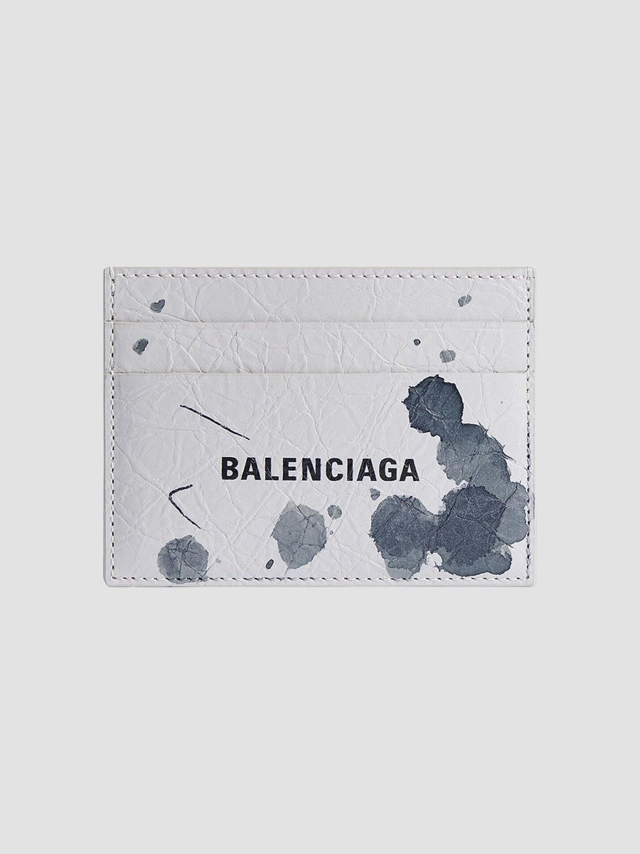 Balenciaga Men's Cash Card Holder - Light Grey
