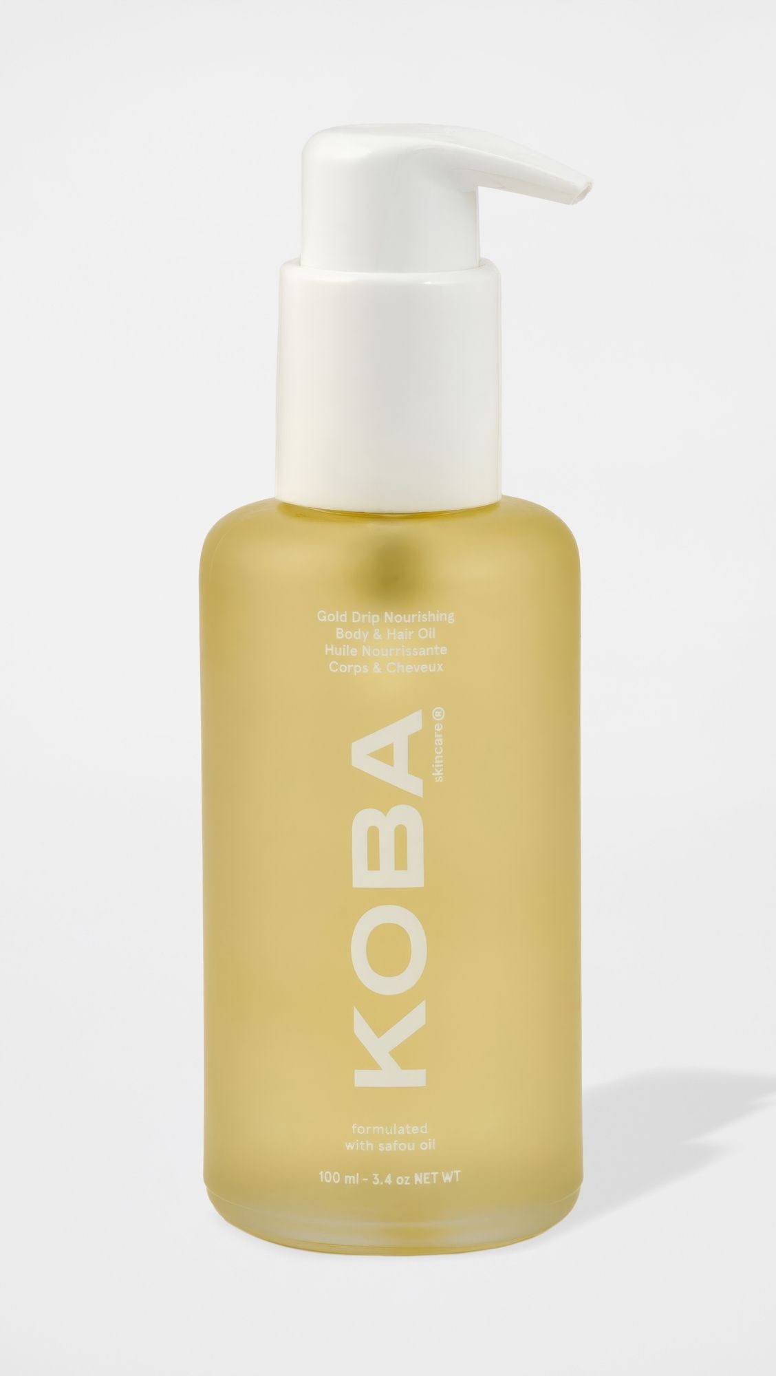 KOBA Gold Drip Nourishing Body & Hair Oil No Color 3.4 oz/100 mL