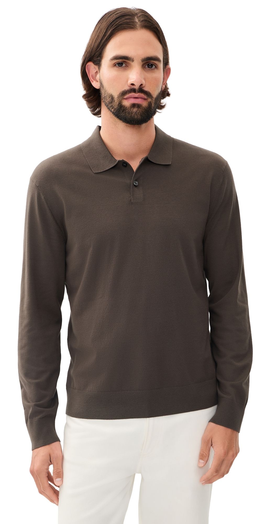 Theory Goris Light Bilen Polo Classic Brown XL