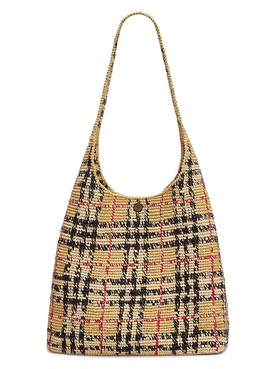 Women's Margate Large Raffia Hobo Bag - Sand