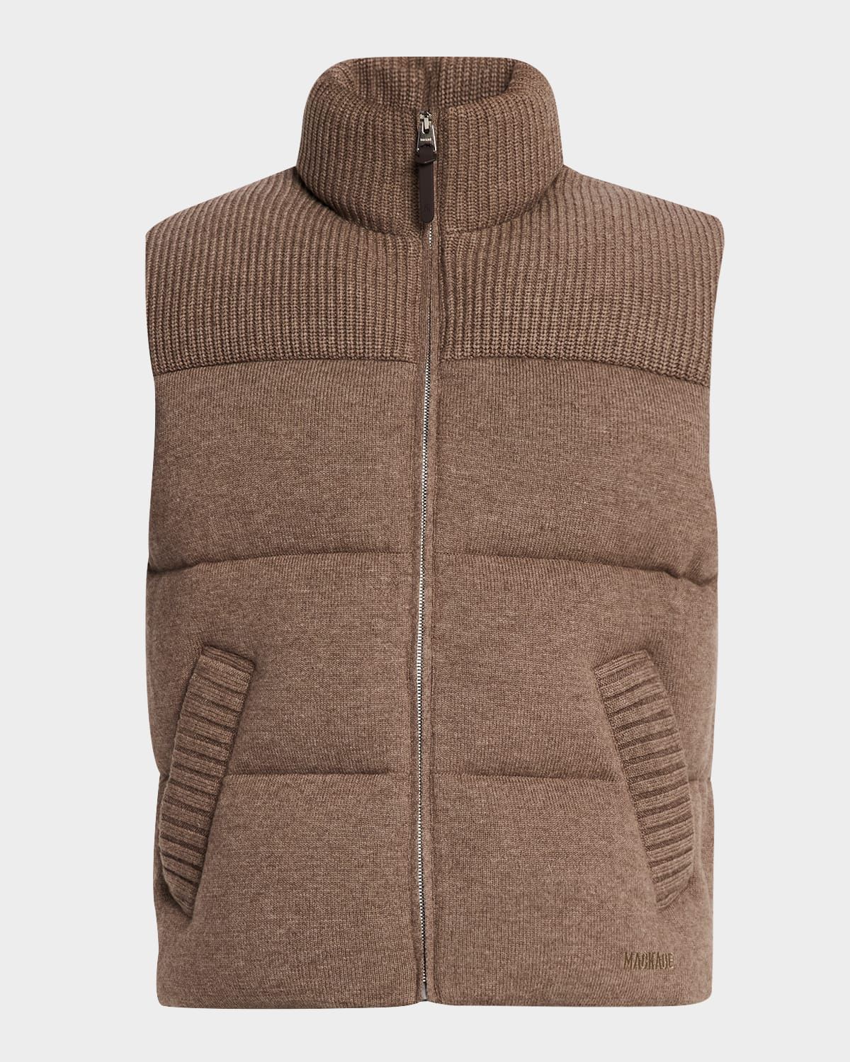 Men & apos;s Braxton Cashmere and Wool Down Vest