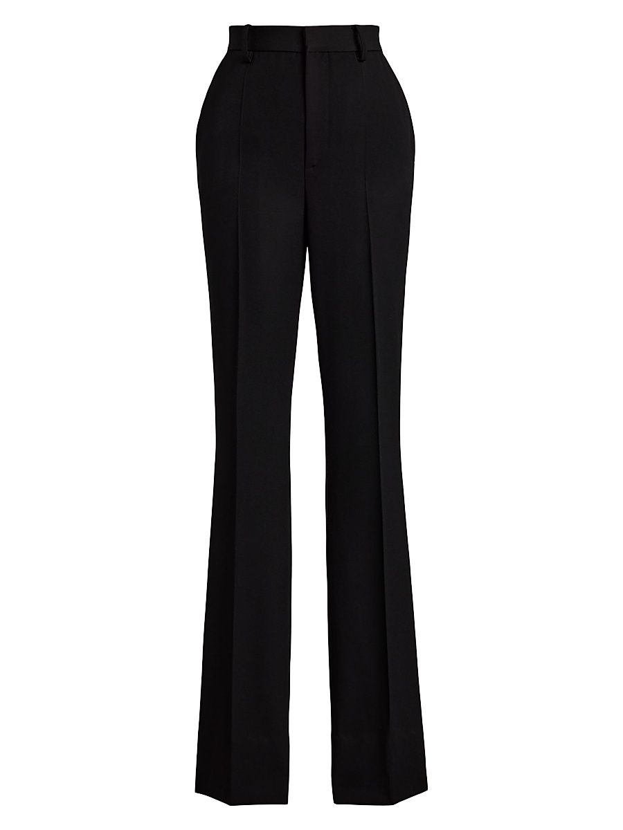 Women's Wrigley Grain De Poudre Pants - Black - Size 8