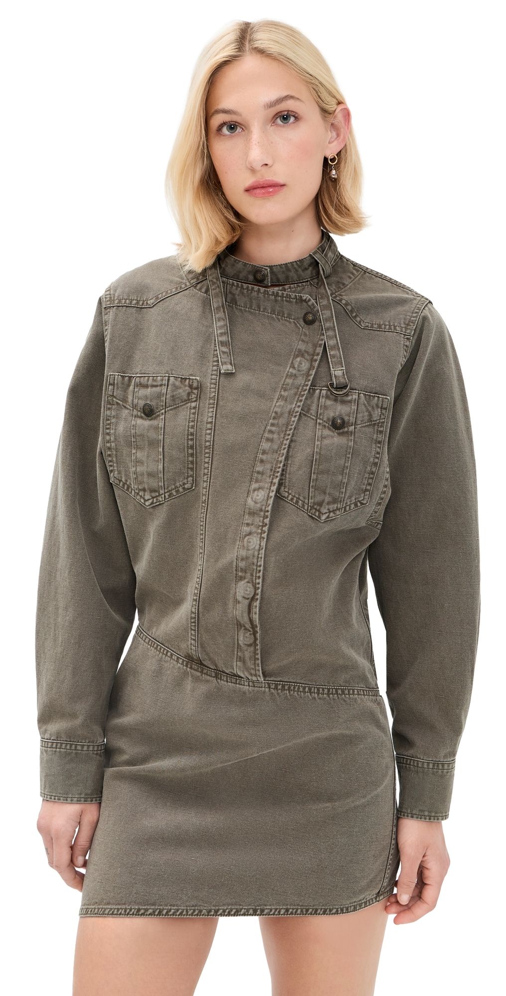 Isabel Marant Étoile Nouria Dress Dark Bronze 38