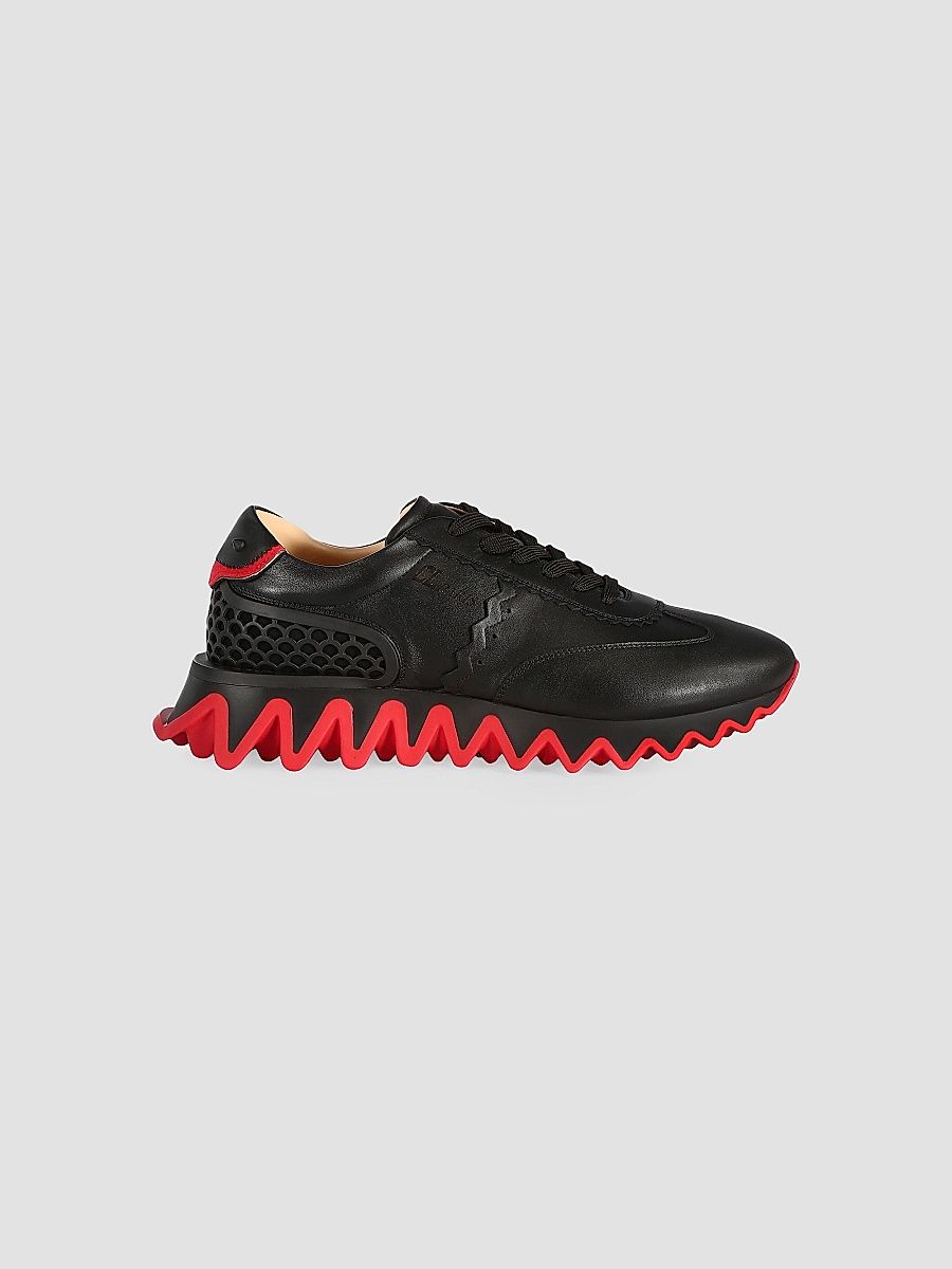 Christian Louboutin Men's Loubishark Sneakers - Black - Size 14.5