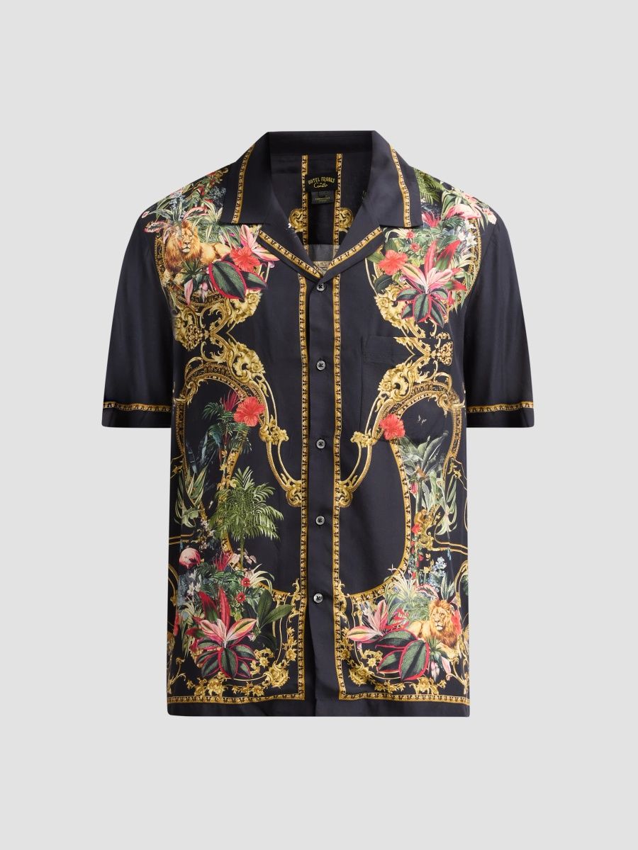 Camilla Men's Zoology Short-Sleeve Shirt - Palace Zoology - Size Medium