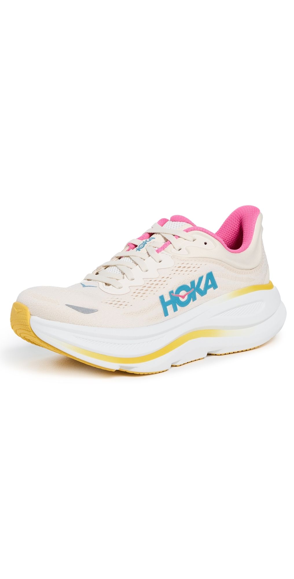 HOKA Bondi 9 Sneakers Alabaster/Birch 6.5